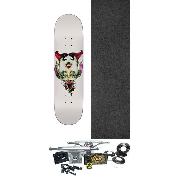 There Skateboards Chandler Burton B. Armstrong Ghoul Skateboard Deck - 8.5" x 32.18" - Complete Skateboard Bundle